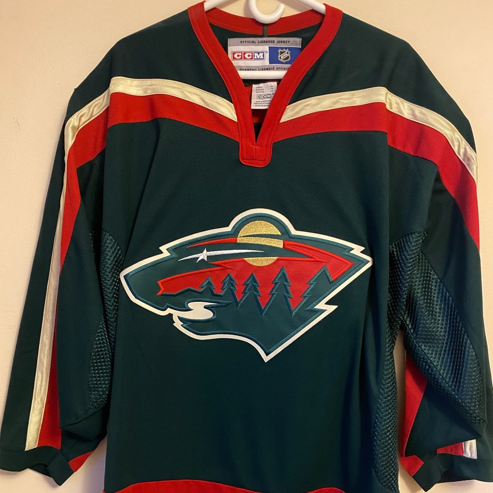 Minnesota Wild NHL CCM hockey jersey